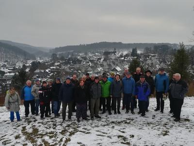 Teilnehmer des Wegemarkierer-Lehrgangs