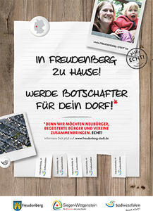 Freudenberg Plakat Dorfbotschafter