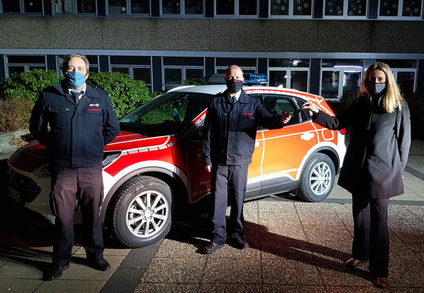 Auf dem Foto zu sehen sind (von links nach rechts): Maik Rother, Rainald Thiemann und Nicole Reschke