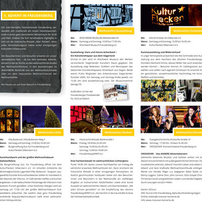 Freudenberger Advent Flyer  2022