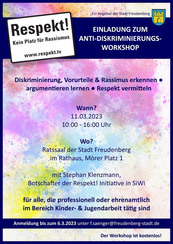 Workshop Respekt Poster