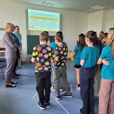 Besuch der Schulministerin -