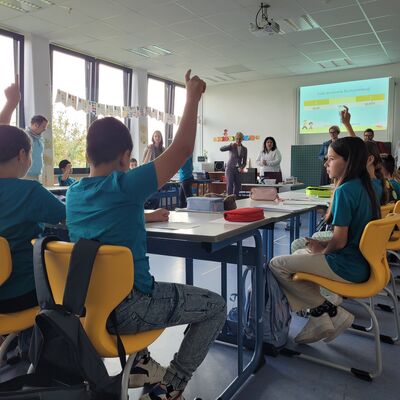Besuch der Schulministerin -
