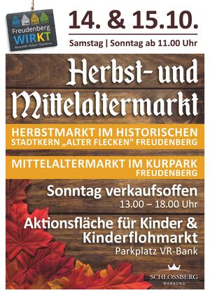 Plakat-Mittelaltermarkt Freudenberg 2023