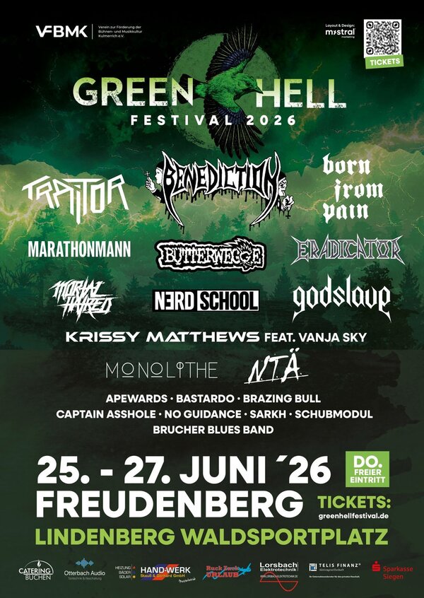 Green Hell 26 LineUp