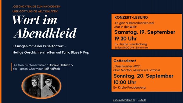 Wort im Abendkleid Plakat final