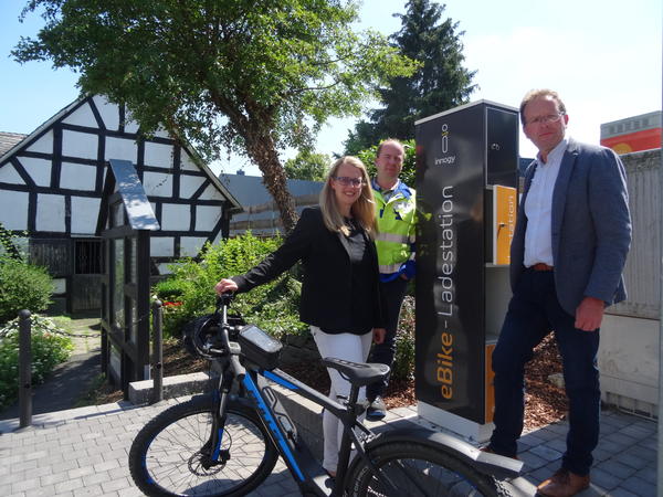 Neue E-Bike-Ladestation